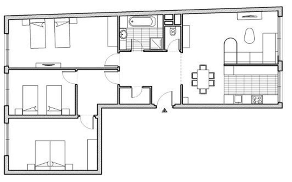 Apartment Mariahilf - 4Rooms4You Vienna Bilik gambar